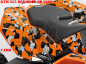 Preview: Camo Orange for KTM Quad SX/XC 450/505/525